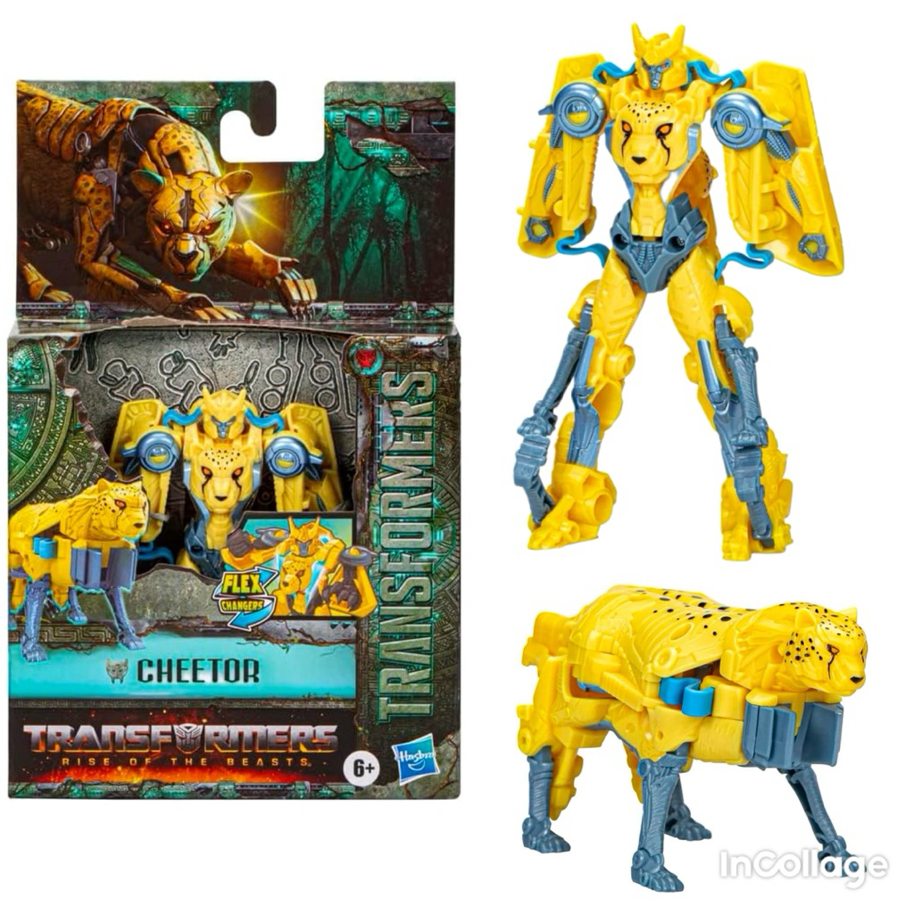 Transformers Rise of The Beasts Cheetor Cheetah Maximal Cat Tigatron Autobot Robot Car Animal Optimu