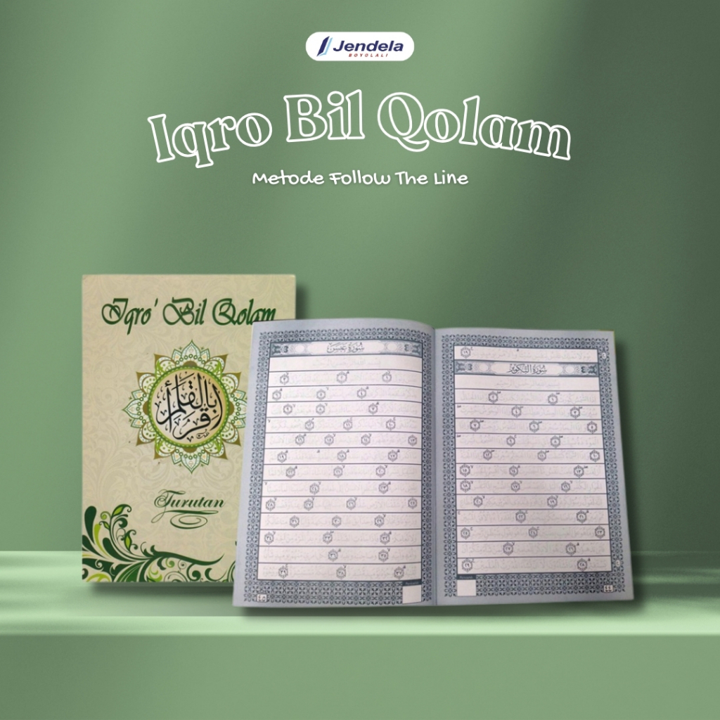 Buku Iqro Bil Qolam Menulis Al-Quran Follow The Line - Jendela