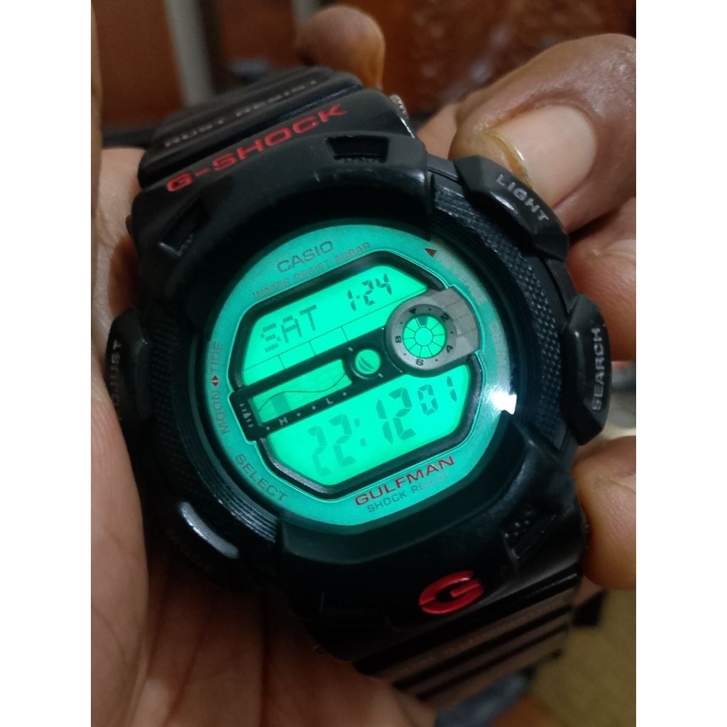 G-Shock G-9100 Gulfman Second Original Shock Resist Water Resistance