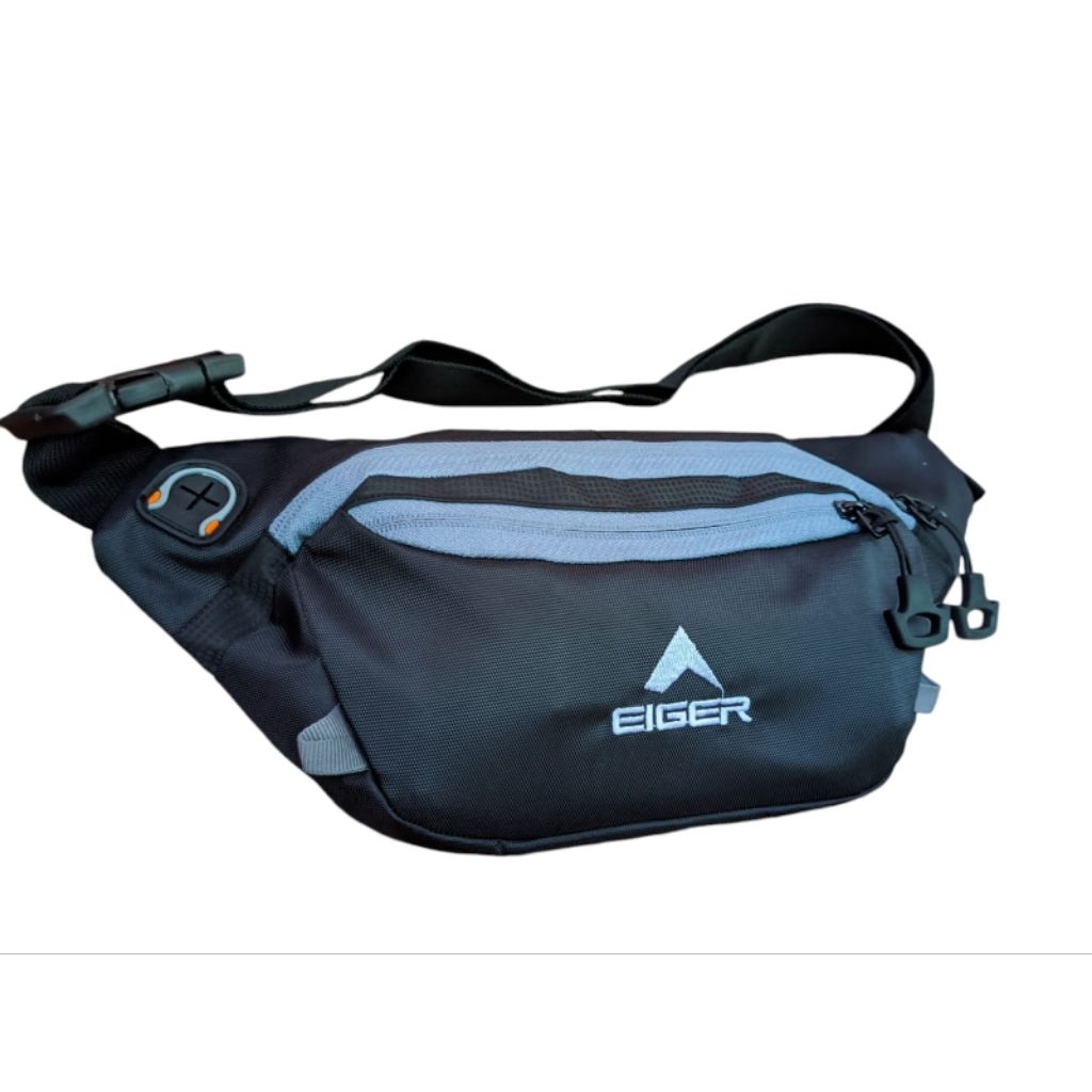 (PROMO) Terbaru Tas Pinggang Waistbag Tas Selempang Eiger 1989 Waistbag Waterproof Abu-abu