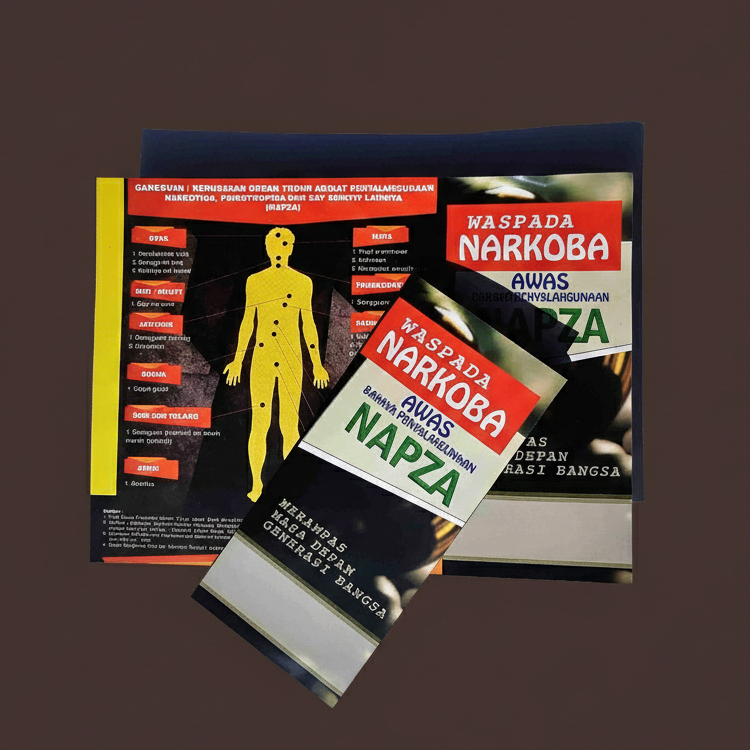 Leaflet / Brosur Napza - Narkoba, Brosur Farmasi, leaflet Apotek murah untuk Puskesmas