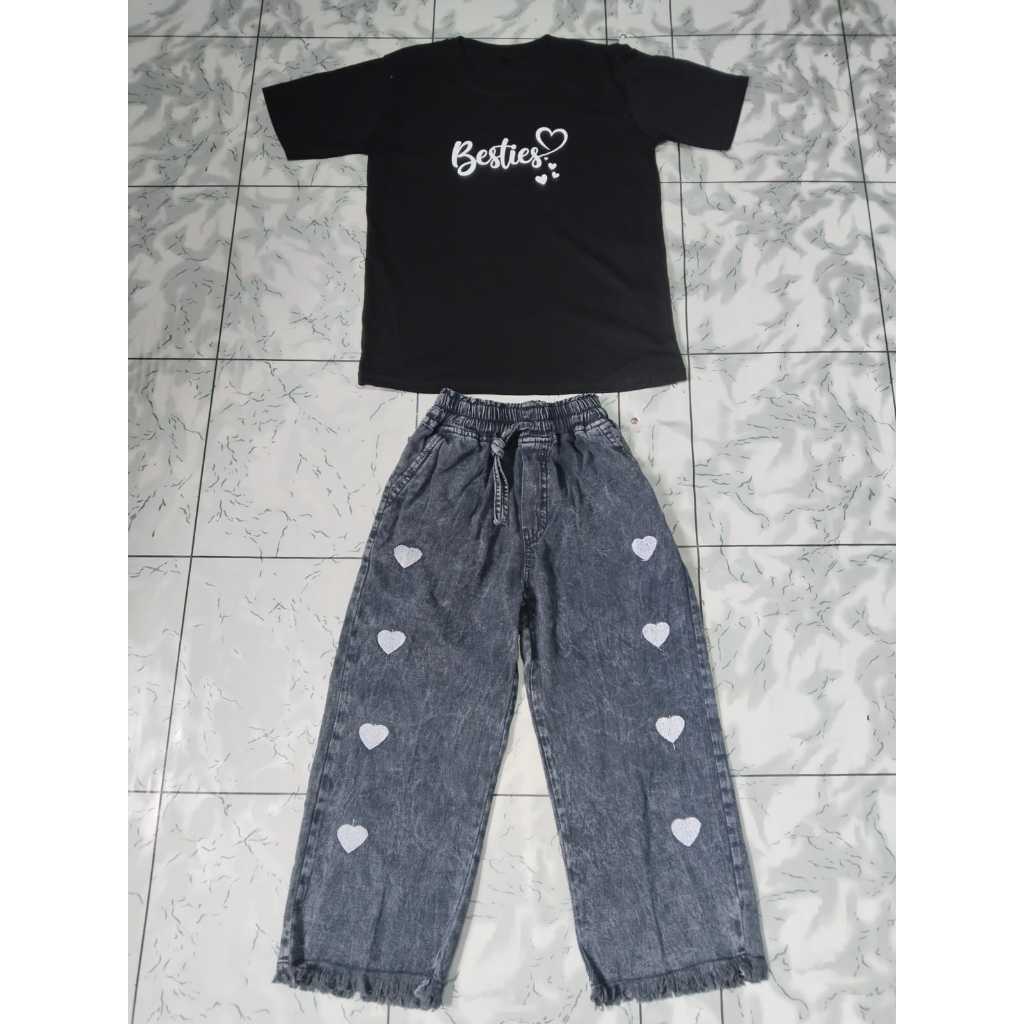 SETELAN KAOS ANAK UMUR 11-14 TAHUN