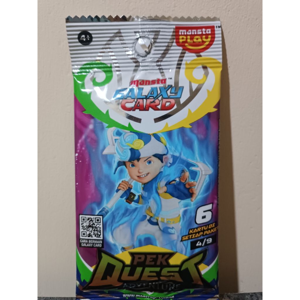 BoBoiBoy Galaxy Card Pek Quest Original Indonesia