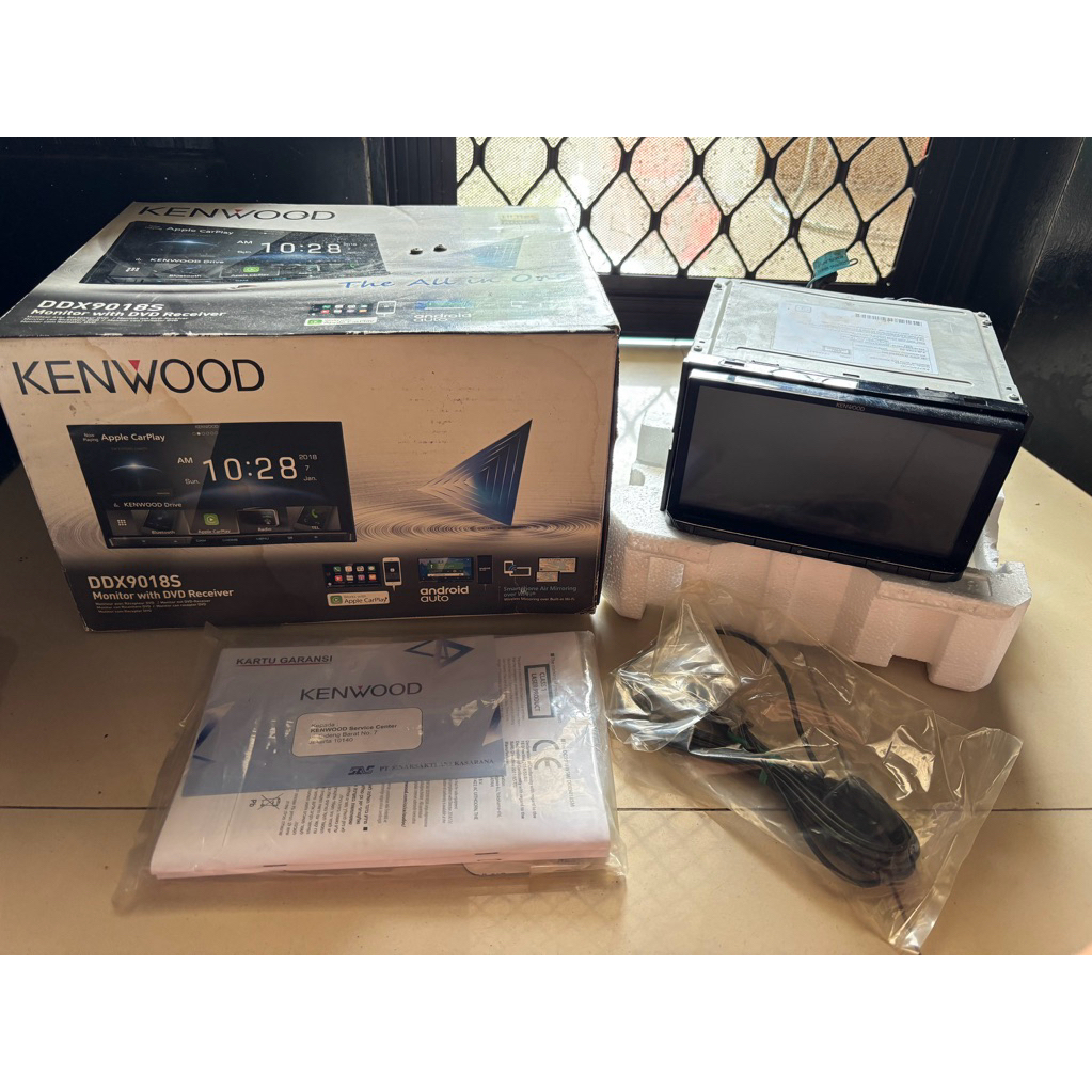 Head unit double din kenwood ddx 9018s Second