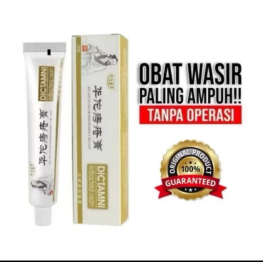 Salep Wasir DICTAMNI HUATUO 100% ORIGINAL Obat Wasir Ambeien Herbal / OBAT WASIR AMBEYEN
