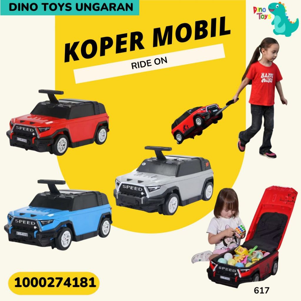 KOPER ANAK RIDE ON MOBIL VORTEC 617 DINO TOYS UNGARAN