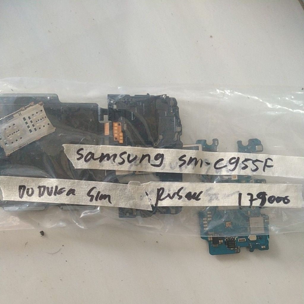 Mesin Hp Samsung SM-C955F minus Dudukan Sim Rusak