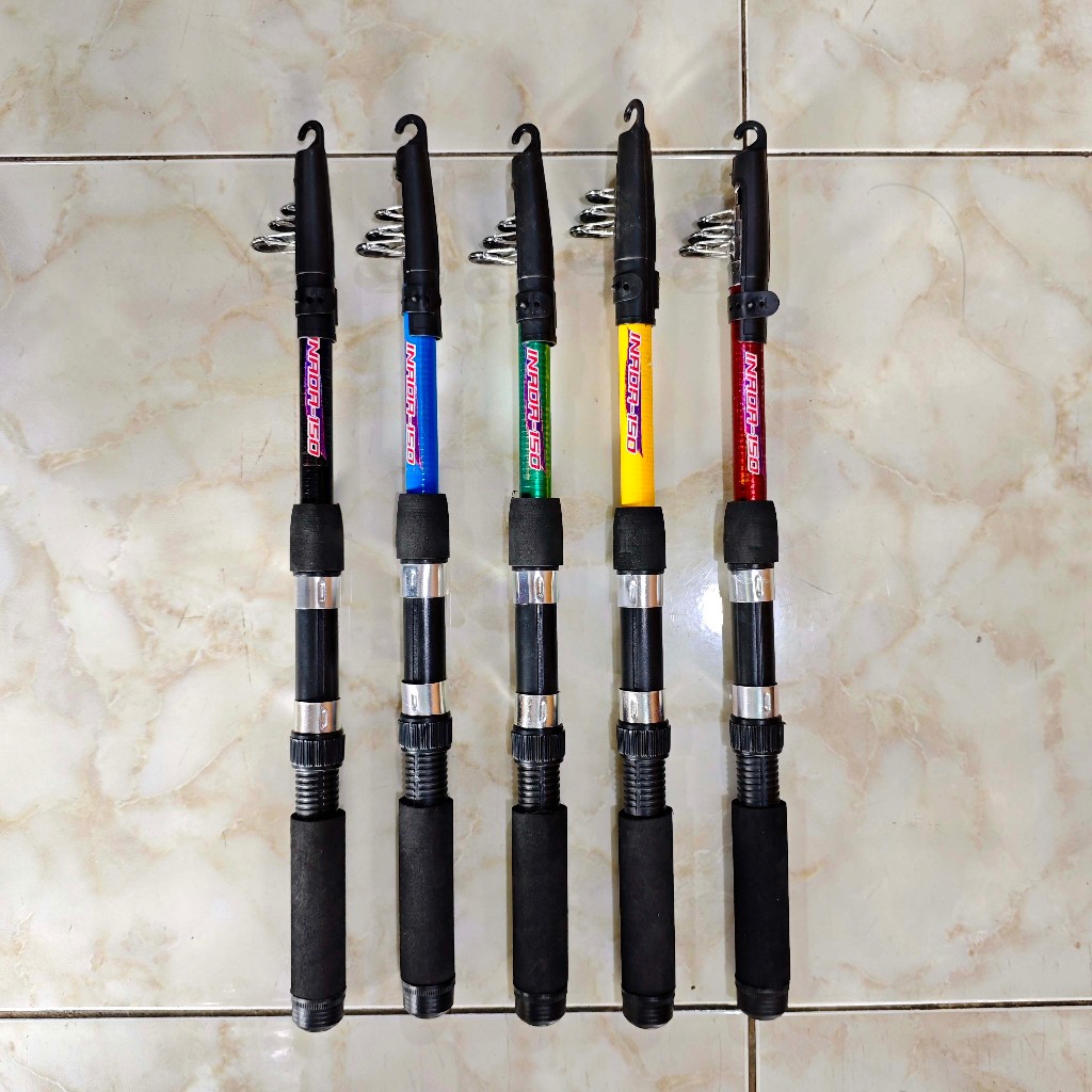 Joran Pancing Antena INADA 150cm (Fiber Solid) Teleskopik Lentur, Kuat & Murah
