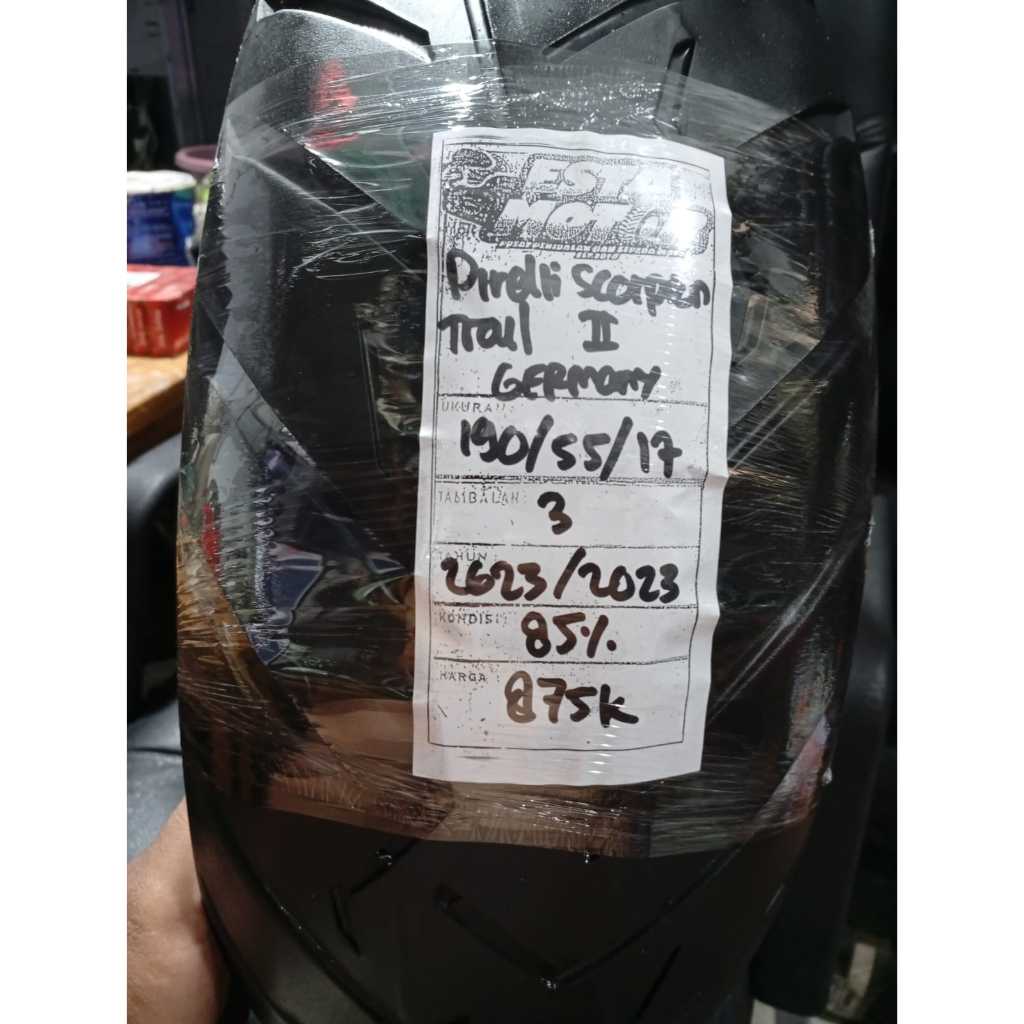 BAN COPOTAN PIRELLI SCORPION TRAIL RING 17 UKURAN 190 55 17 KODE2623