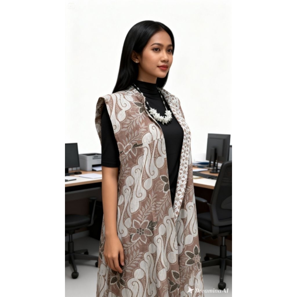 Outer Batik Wanita Gamis