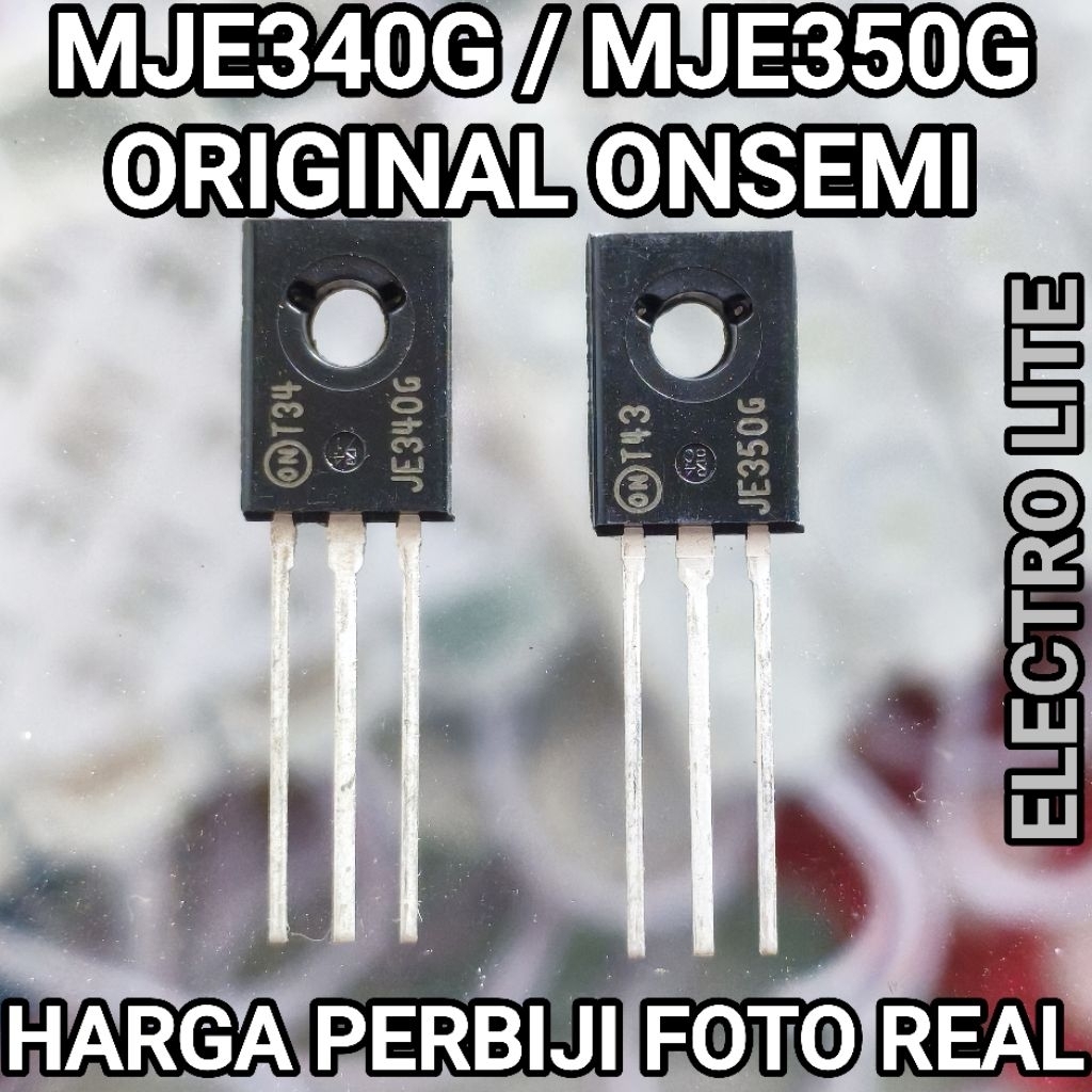 TRANSISTOR MJE340 / MJE350 ORIGINAL ONSEMI JE340G JE350G MJE340G MJE350G ON