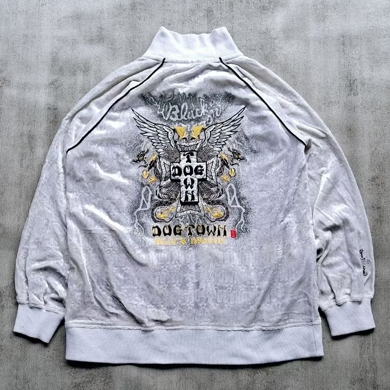 DOGTOWN BLACK DRAGON SHINE MONOGRAM JACKET