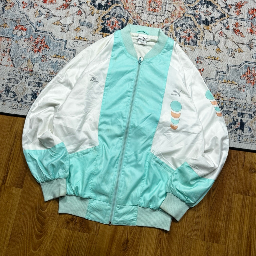 VINTAGE 80s PUMA BORIS BECKER JACKET SECOND