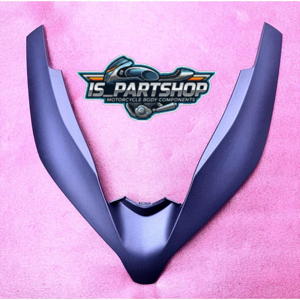 Garnis front tameng V depan Panel Lampu Depan PCX 150 2017-2021 BIRU DOF HITAM GLOSY  PUTIH  GLOSY