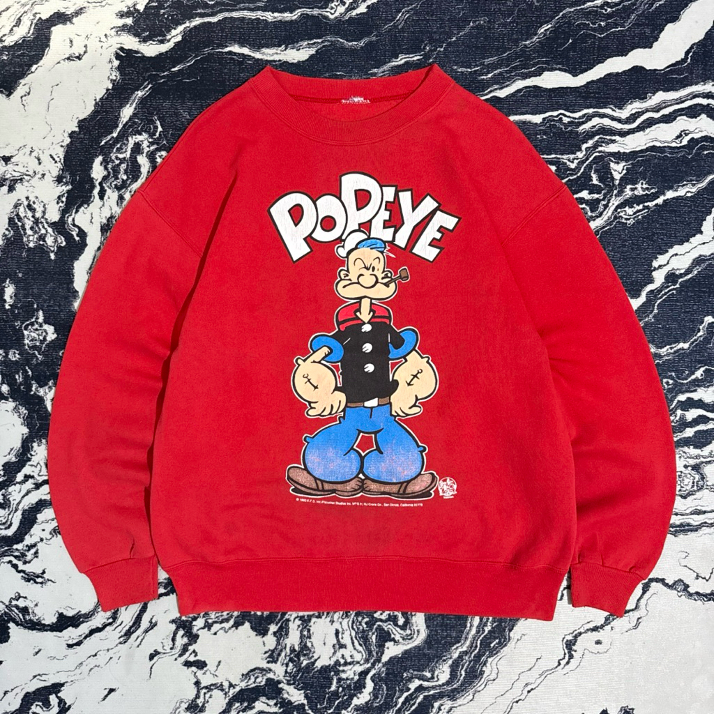 Vintage 90s popeye crewneck