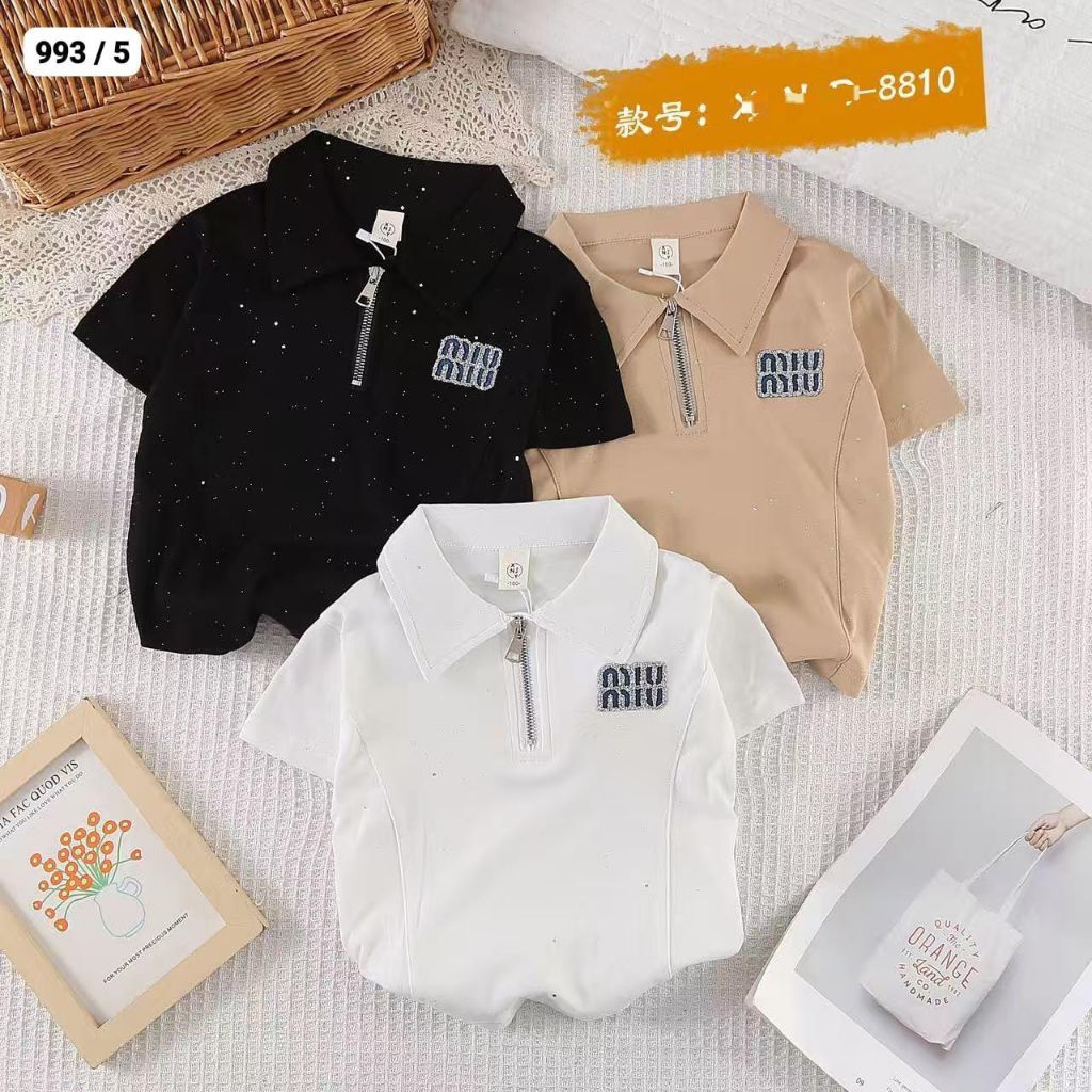 Atasan Crop Anak Perempuan | 1 - 5 Tahun