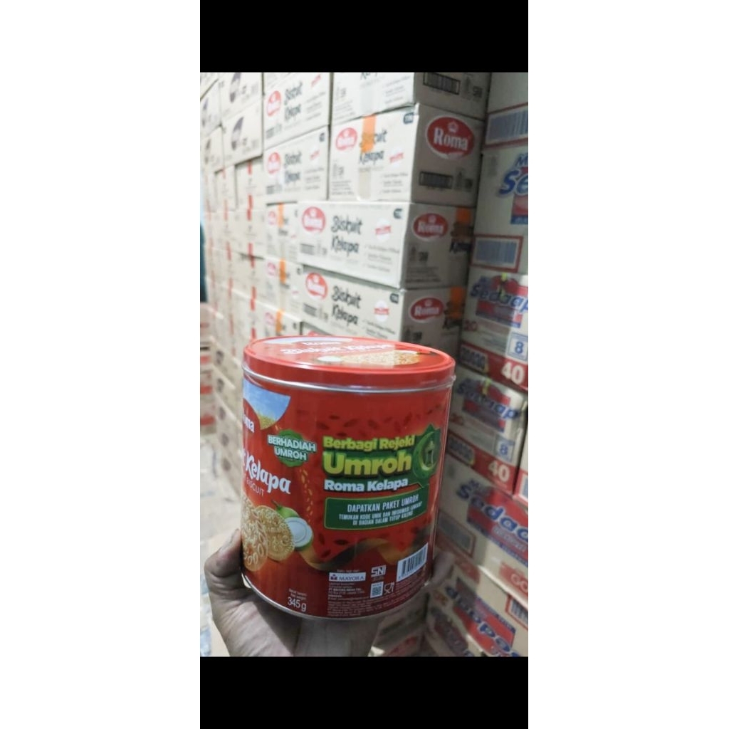 Roma kelapa 1 dus isi 6 kaleng