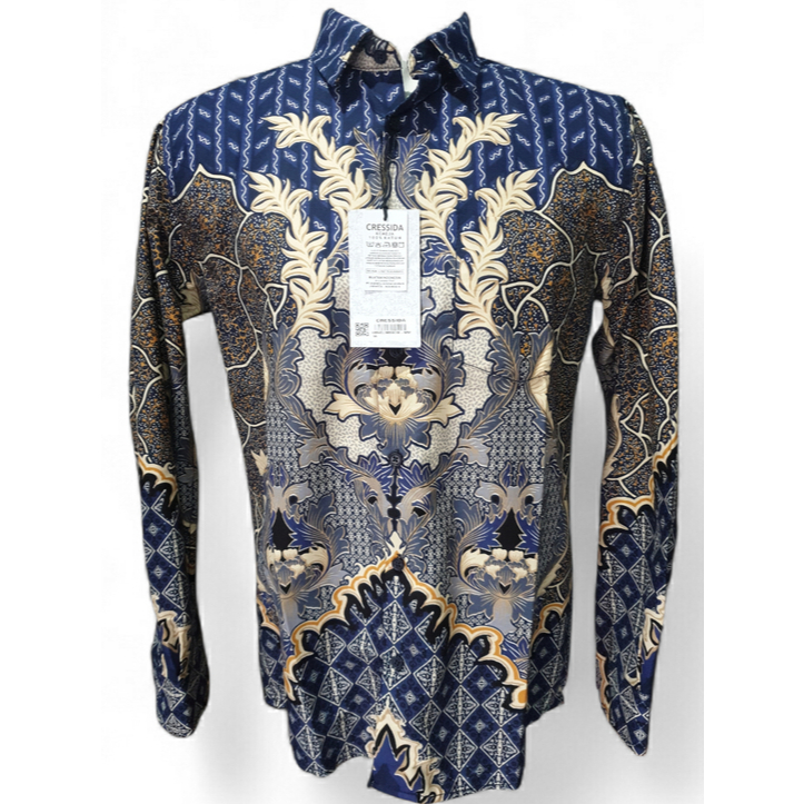 CRESSIDA Kemeja batik lengan panjang original
