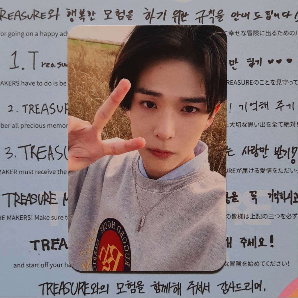 [OFFICIAL] PC Photocard Treasure MD Last Night Pop Up Store Japan Asahi