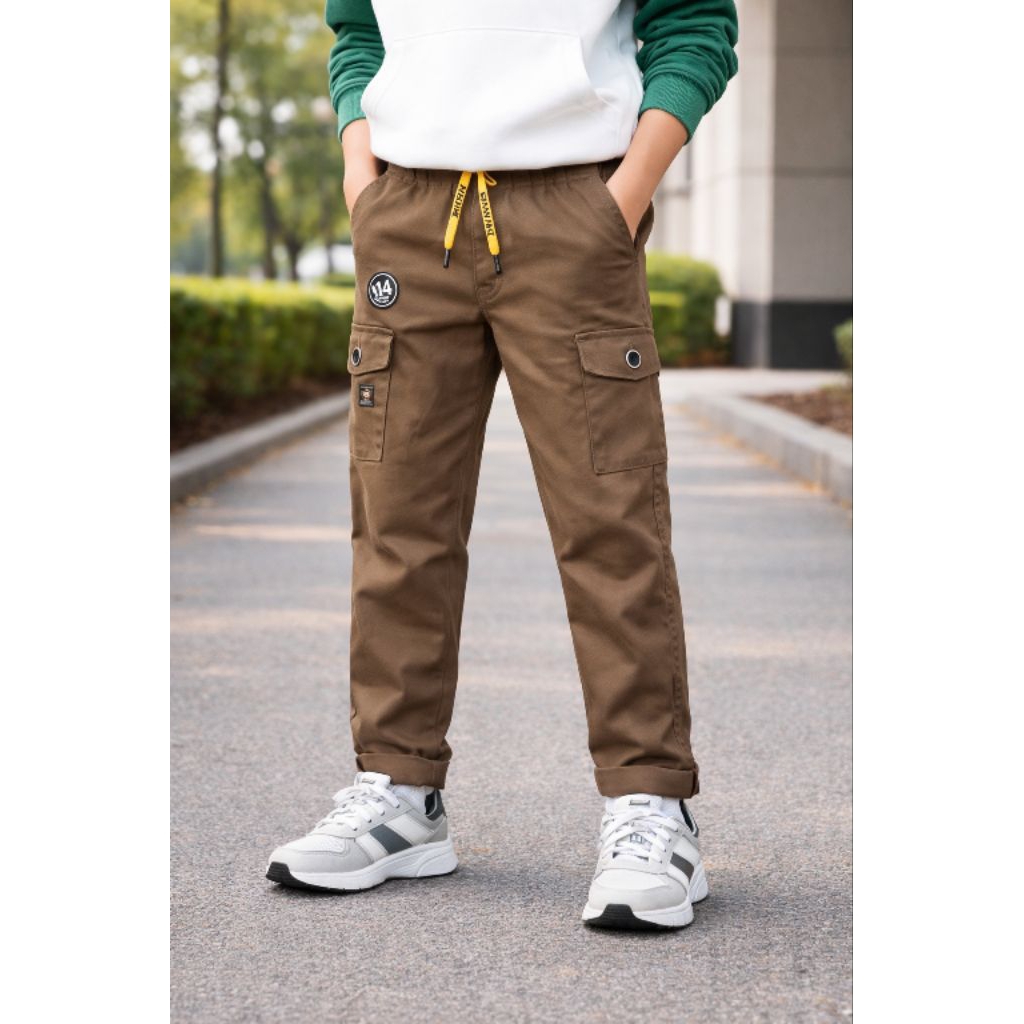 celana panjang cargo pria tanggung 8 sampai 14 tahun premium branded 100% original