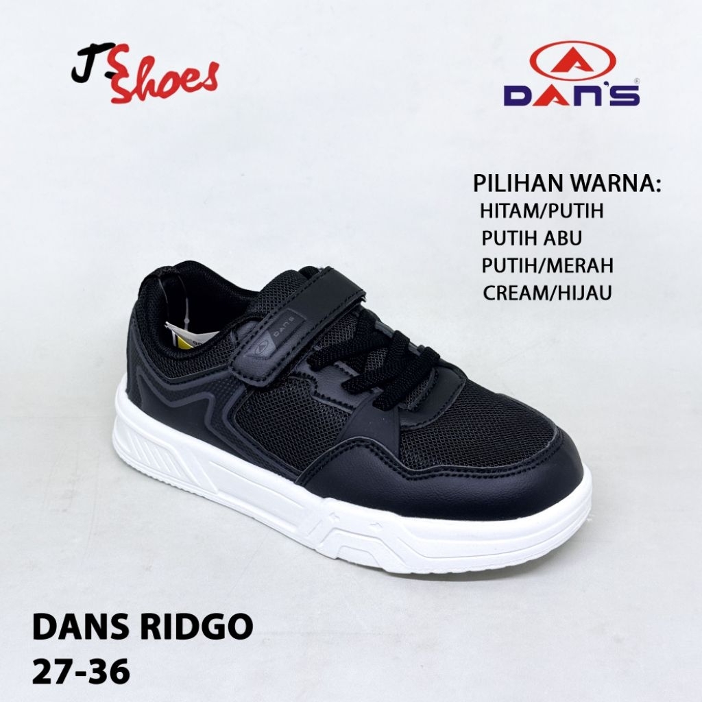 DANS RIDGO - SEPATU SNEAKERS SEPATU SEKOLAH ANAK MERK DANS ORIGINAL