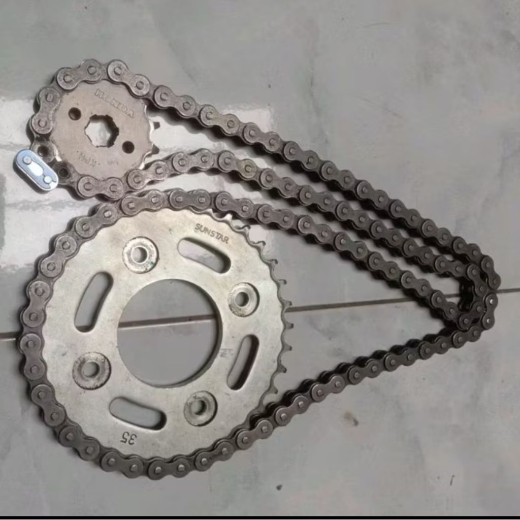 gear seat gir satu set original Honda Revo lama lancip