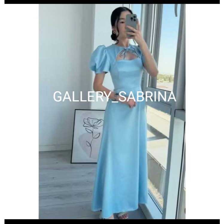 Aulia dress pesta / dress kondangan bahan satin silk