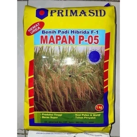 HEMAT  5 kg Primasid Asli Benih Padi Hibrida F-1 Mapan P05 Exp 06/2026 bibit padi