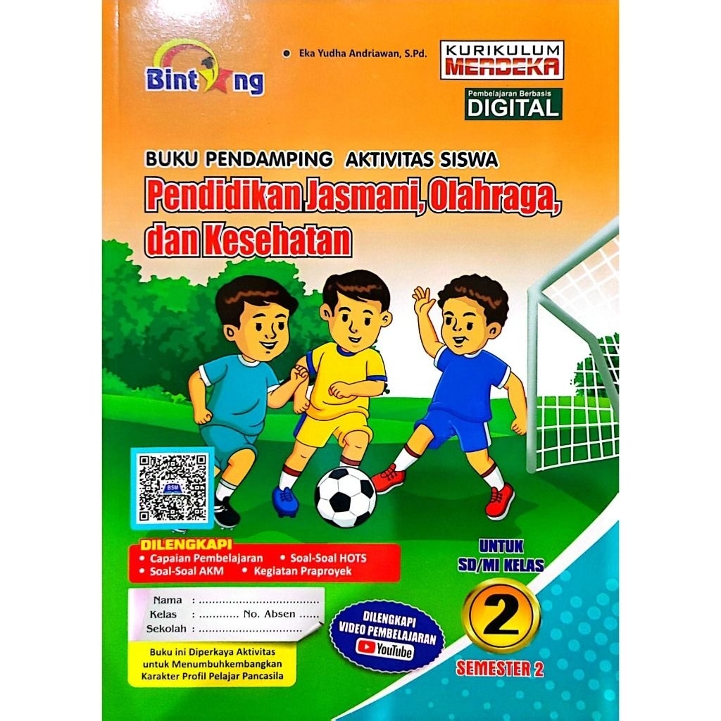 BUKU BINTANG PJOK SEMESTER 2 KELAS 2