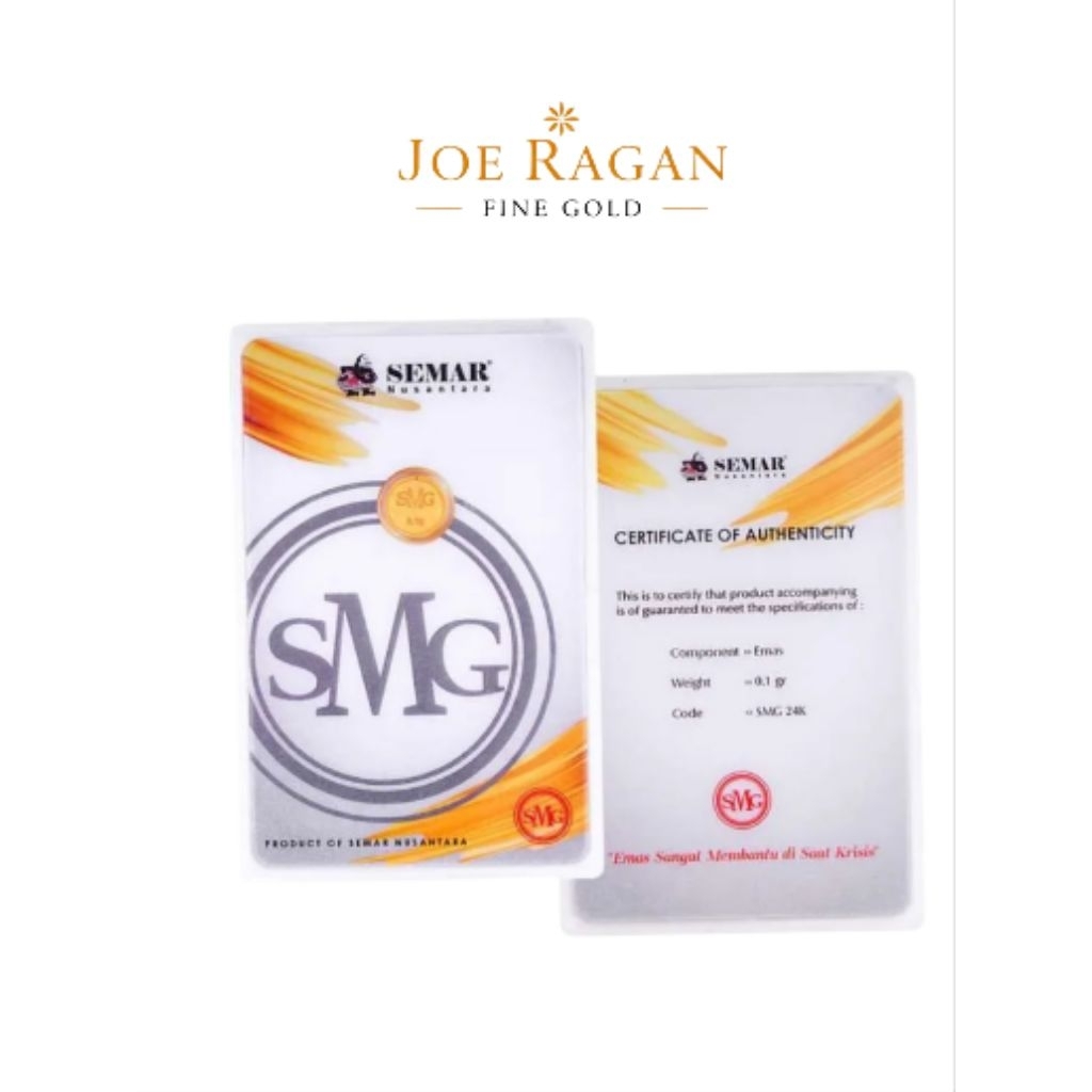 Logam Mulia Semar Gold 0.1Gram Koin Emas Nusantara