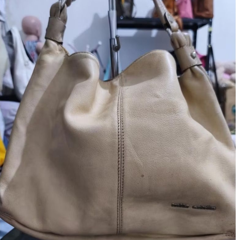 TAS HOBO SHOULDER KULIT ASLI KREM MEDIUM SECOND
