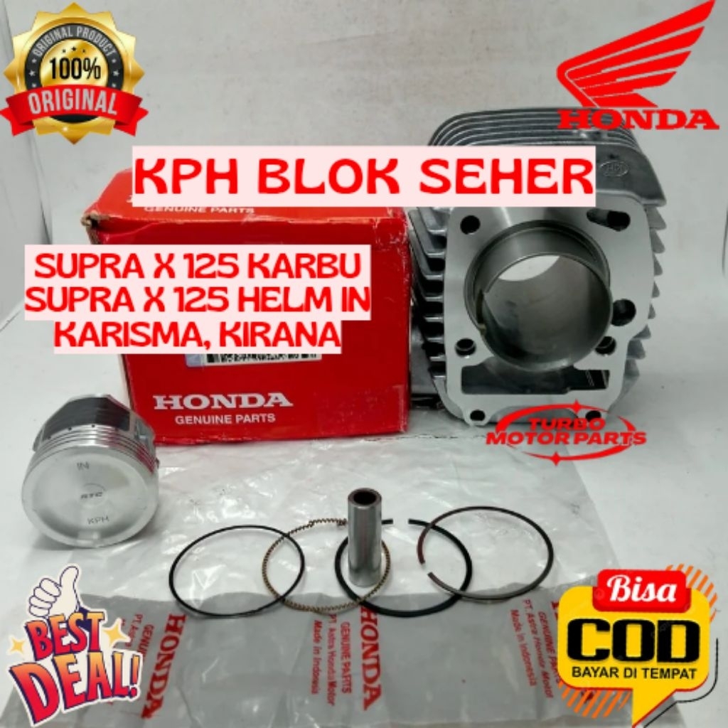 BLOK SEHER ORIGINAL HONDA KODE KPH, BLOK SEHER SUPRA X 125 KARBU, BLOK SEHER SUPRA X 125 HELM IN, BL