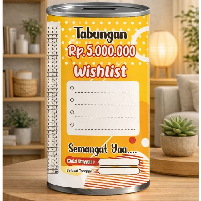 Celengan Target Murah 5k Target 5jt Celengan Target Buka Tutup Celengan Celengan Target Permanen