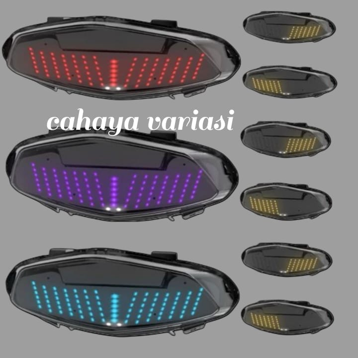 Lampu Stop Mio Z Mio M3 LED Running Plus Sen Biru Merah Iceblue Ungu