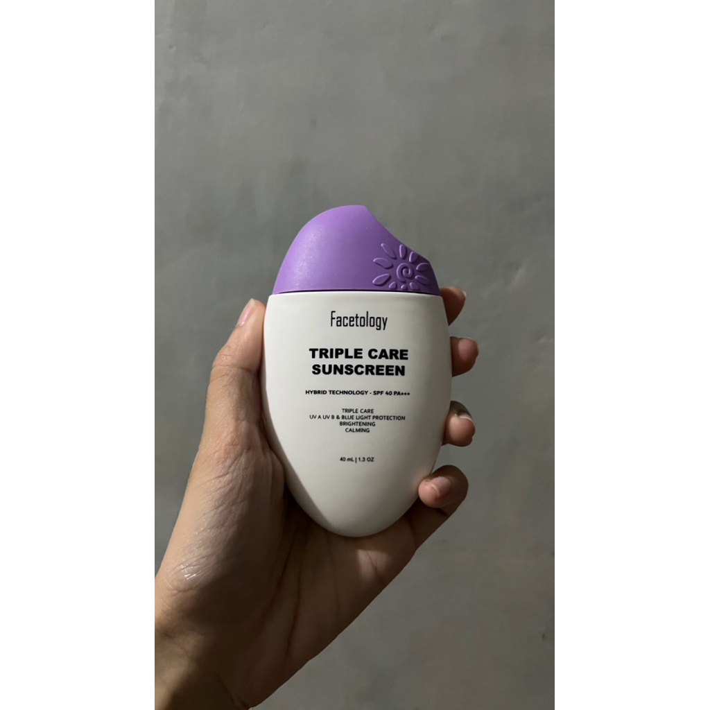 preloved facetology sunscreen 40ml