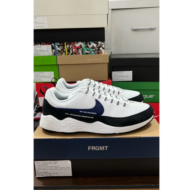 Nike Air Zoom Spiridon x Fragment White Blue Void - BNIB US 13 / 47.5 EU