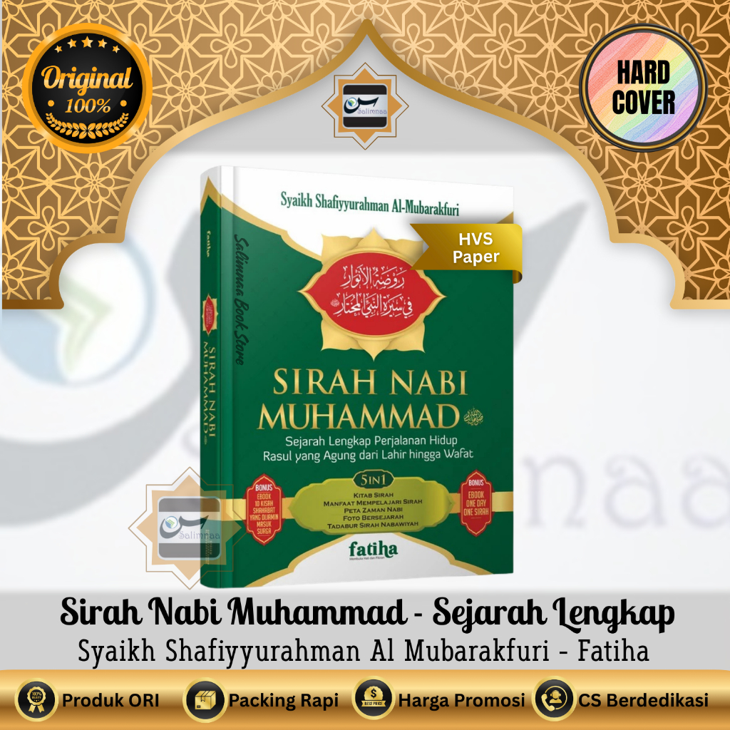 ORIGINAL Sirah Nabi Muhammad - Sejarah Lengkap Perjalanan Hidup Rasulullah HC - Fatiha/PQS