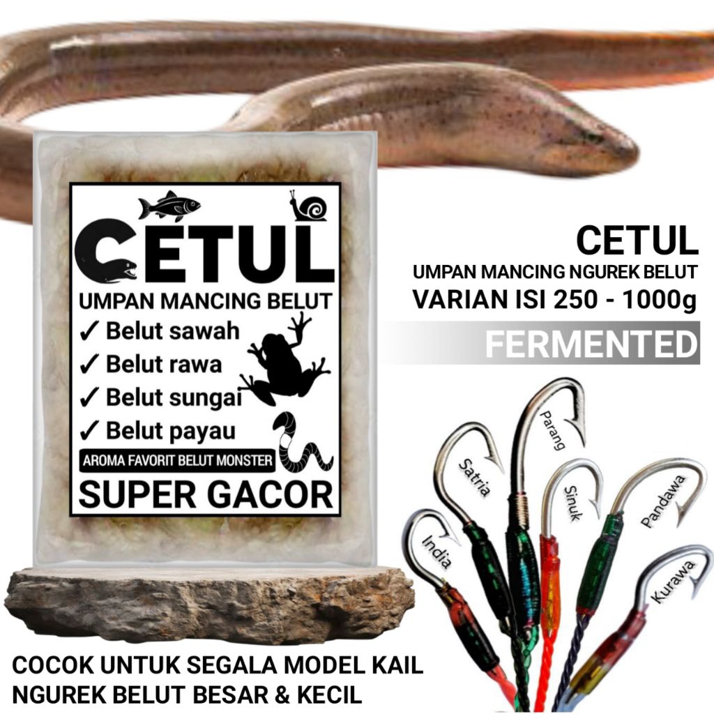 Umpan ngurek belut anti boncos