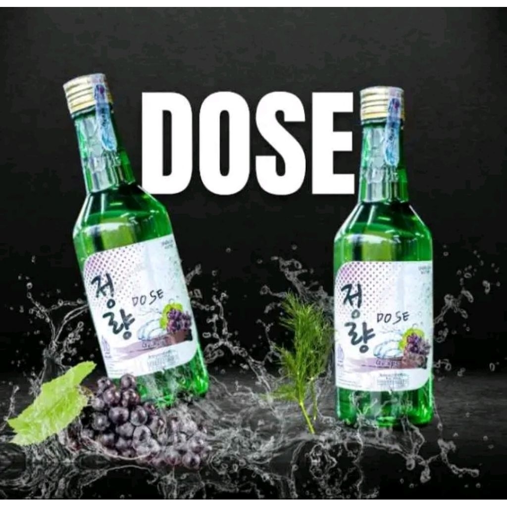 Soju Halal Non Alkohol Original BPOM Bersertifikat Halal MUI Minuman Korea Rasa Buah Premium 360ml