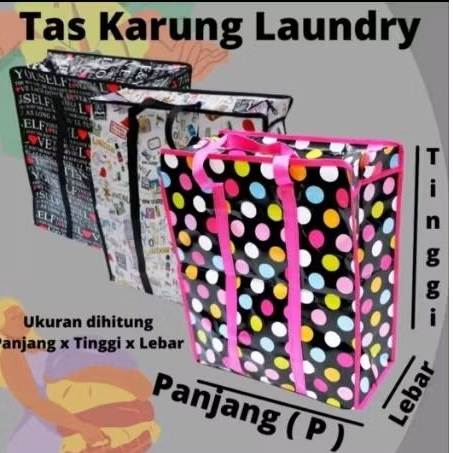 Tas Terpal  Karung Motif Super jumbo  70x70