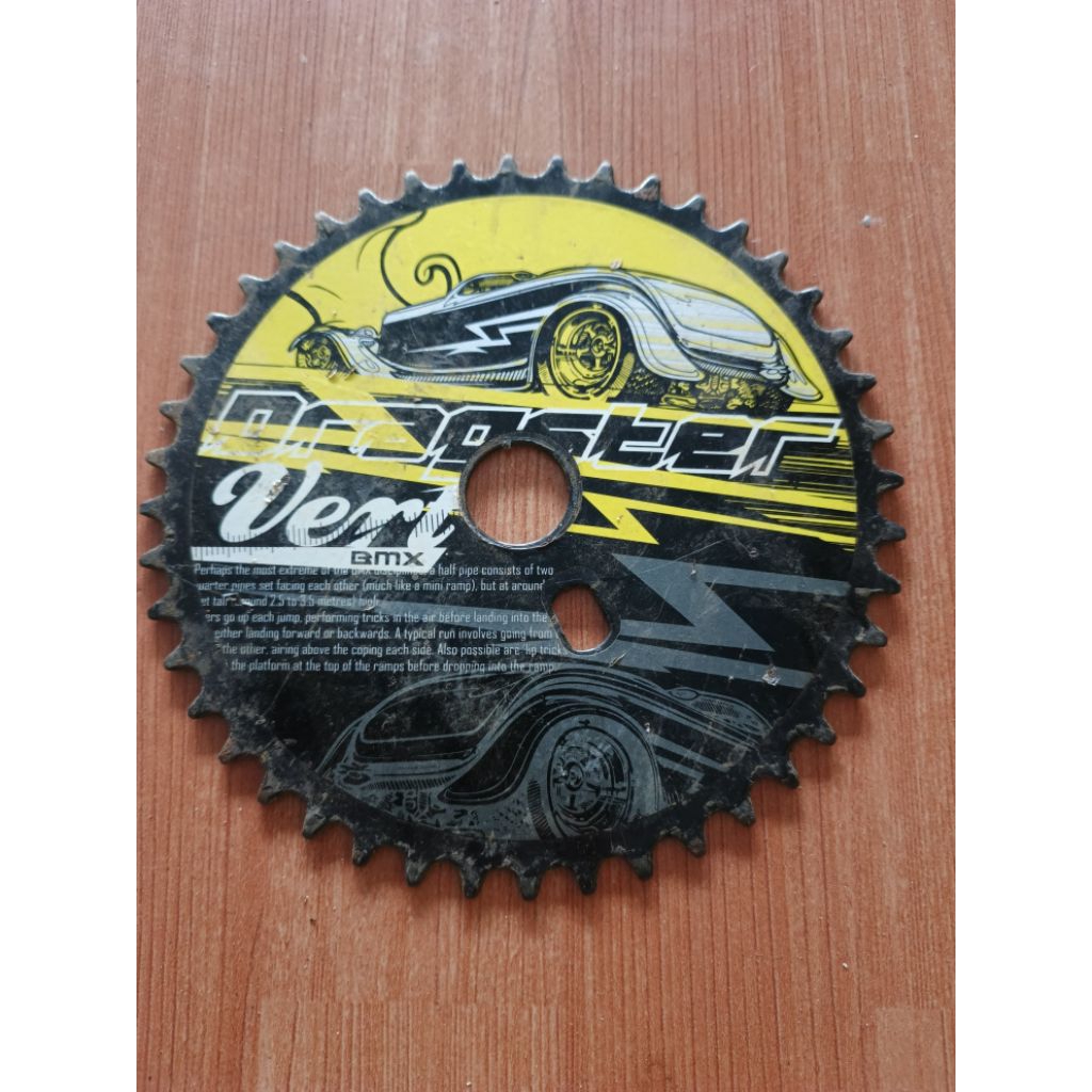 chainring sepeda bmx wimcycle dragster second original antiq
