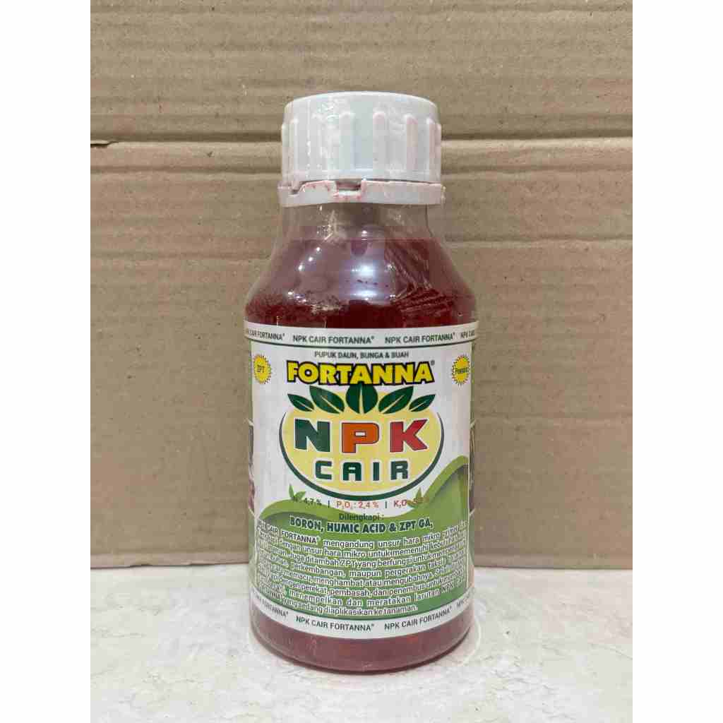 NPK Cair FORTANNA 500 ml Untuk Pupuk Daun, Bunga & Buah
