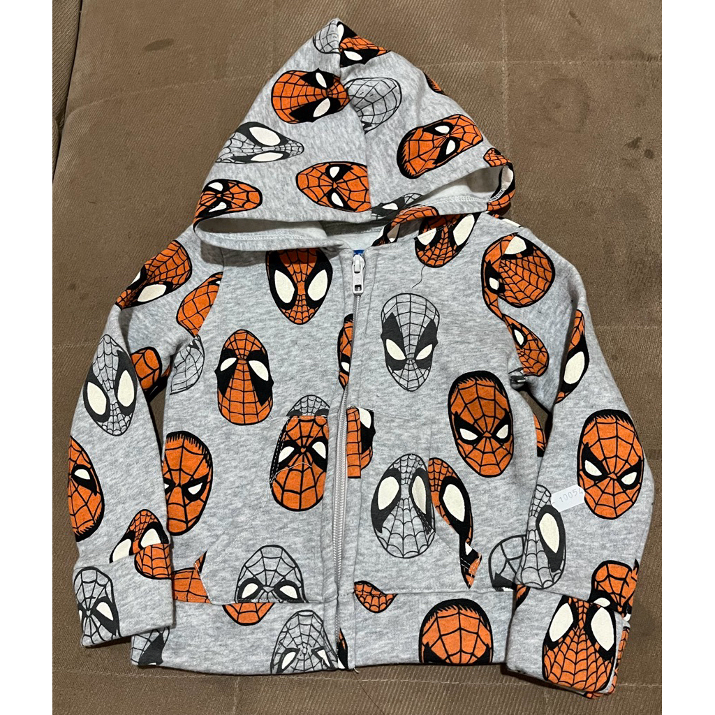 NEW Jacket Zipper Hoodie Anak 1 tahun Spiderman Old Navy