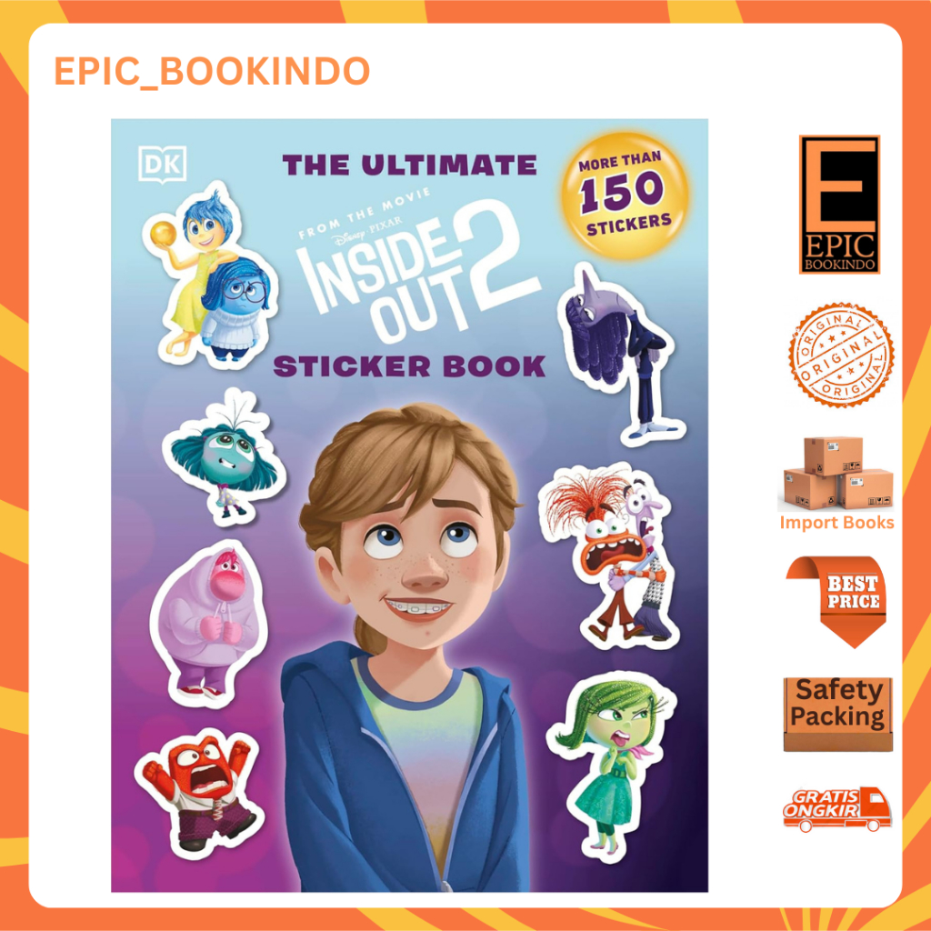 Disney Pixar Inside Out 2 Ultimate Sticker Book - ISBN 9780241647325