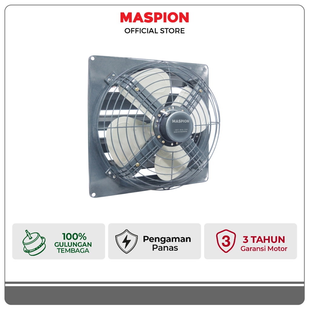 Maspion Ventilating Exhaust Fan Kipas Ventilasi 16 Inch MV-3400 NEX