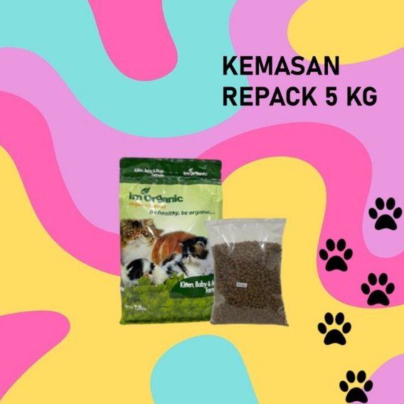 MAKANAN KUCING | IM ORGANIC | IM ORGANIC KBM 5 KG REPACK