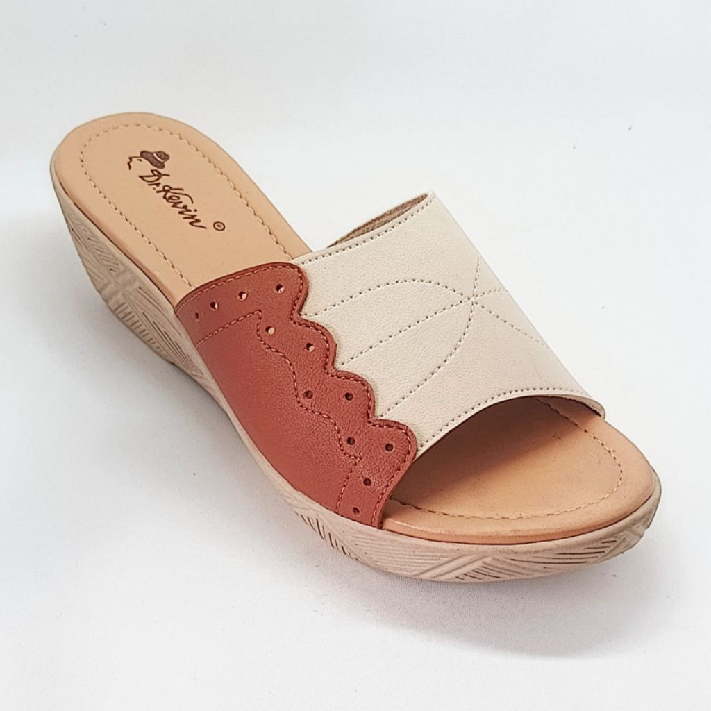 Dr Kevin 571-024 Sandal Wedges Wanita Sandal Wanita Sandal Dr Kevin Ori