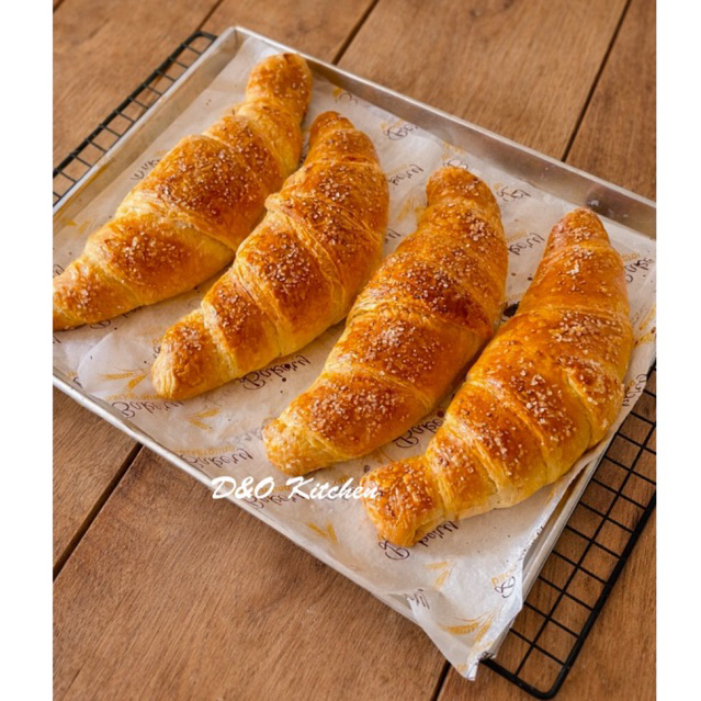 Croissant Plain Danish Pastry ukuran besar isian 4 pcs