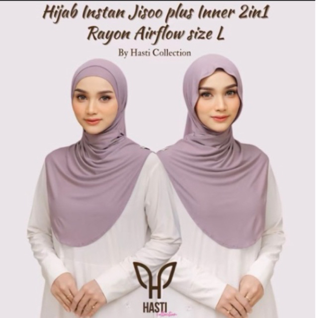 preloved hijab instan plus inner by hasti collection