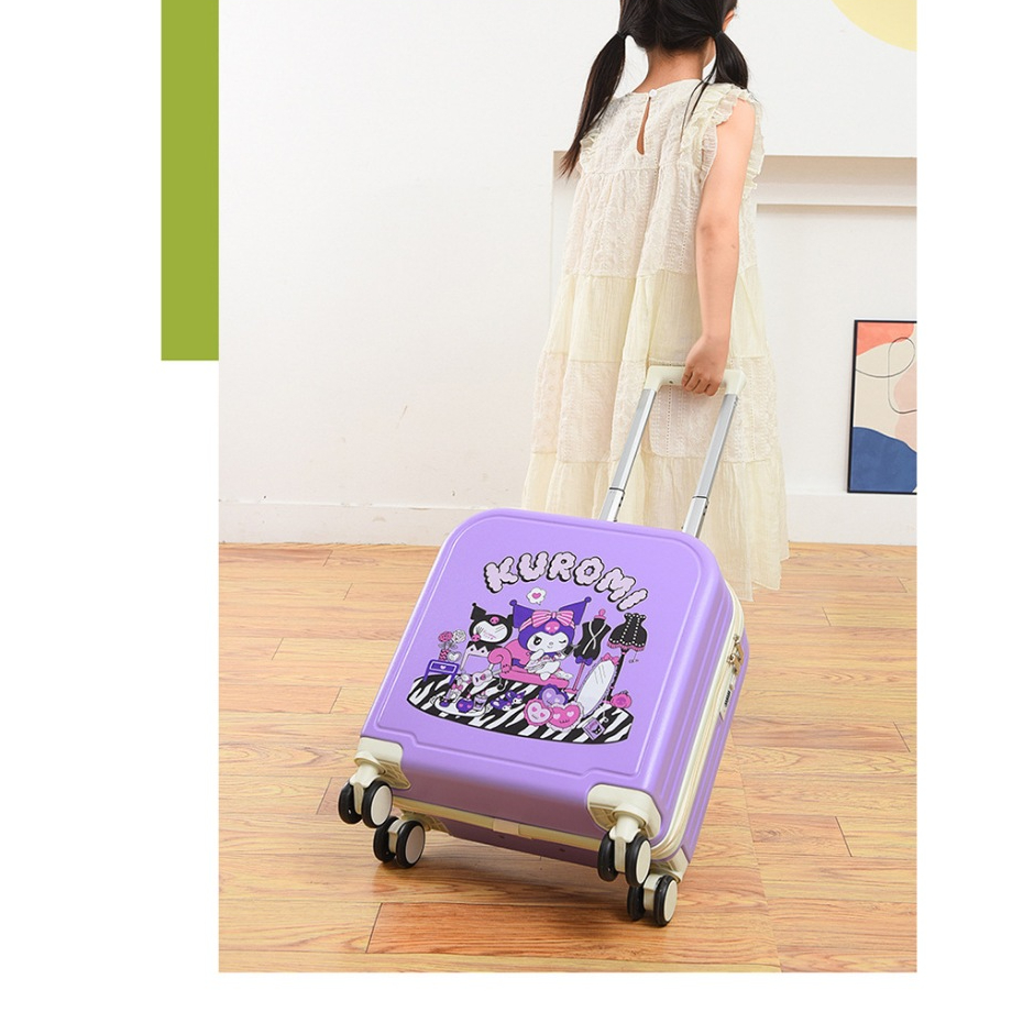 Koper Anak Lucu Animasi Sanrio Beroda 18 Inci